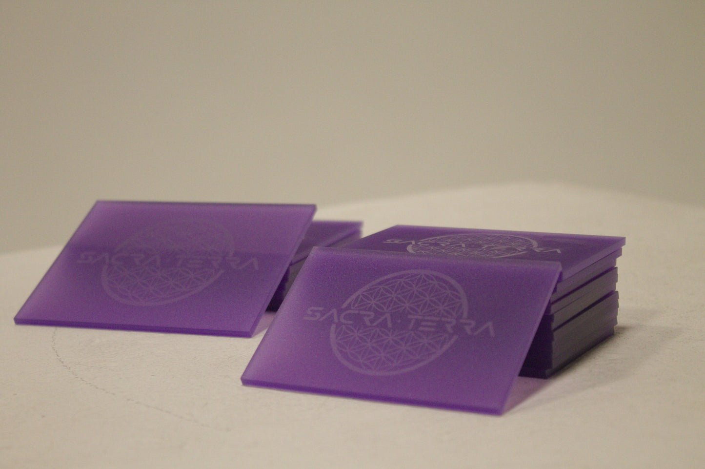 Purple Matte Party plates