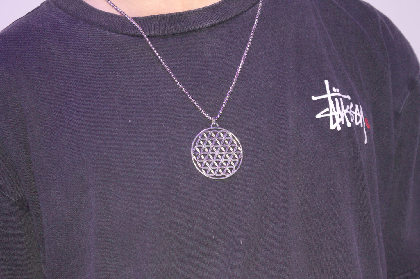 SacraTerra Silver Necklace